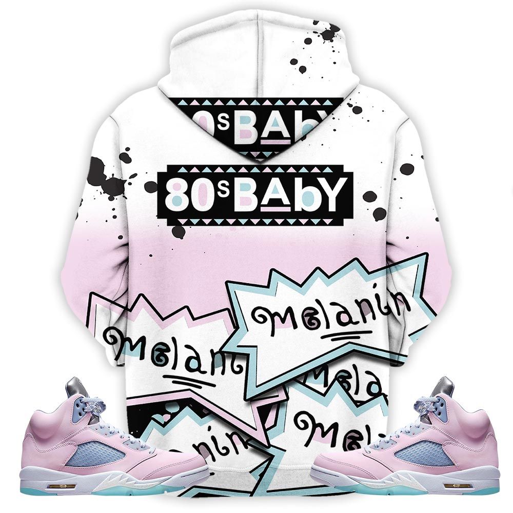 Rugrats 80S Baby Martin Tv Sneaker Shirt Match Se Easter 5S, Jordan 5 Retro Easter Hoodie Sweatshirt Tee All Over Print MKO Shirt