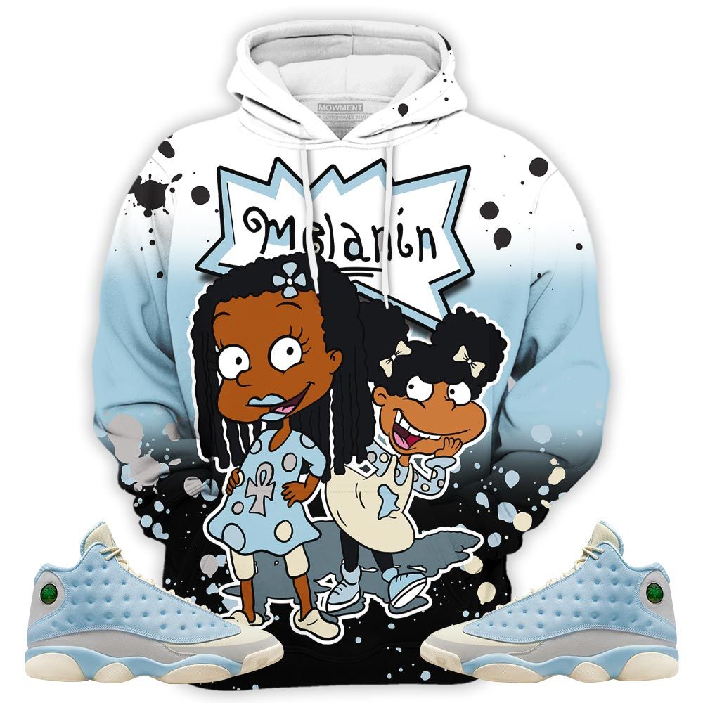 Rugrats 80S Baby Martin Tv Sneaker Shirt Match Solefly 13S, Jordan 13 Retro Solefly Hoodie Sweatshirt Tee All Over Print MKO Shirt