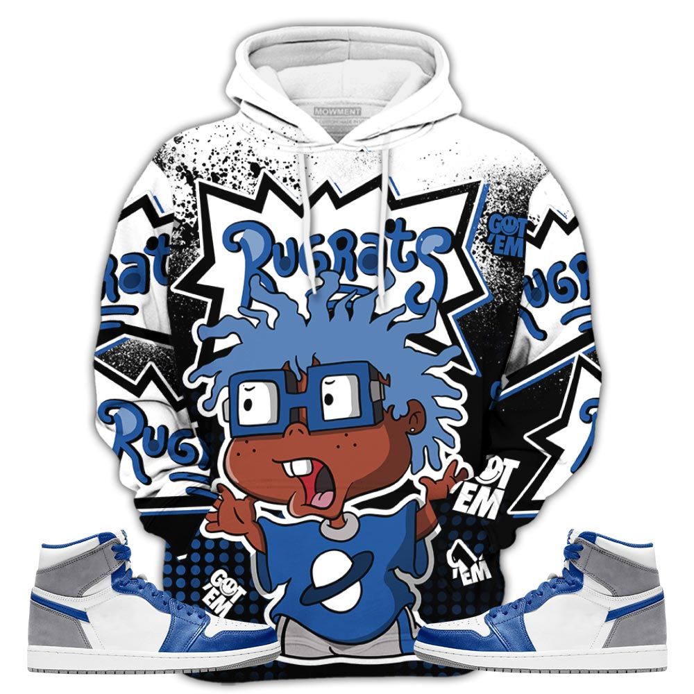 Rugrats 80S Cartoon 90S Sneaker Shirt Match True Blue 1S, Jordan 1 High Og True Blue Hoodie Sweatshirt Tee All Over Print MKO Shirt Rugrats 80S Cartoon 90S Sneaker Shirt Match True Blue 1S, Jordan 1 High Og True Blue Hoodie Sweatshirt Tee All Over Print MKO Shirt