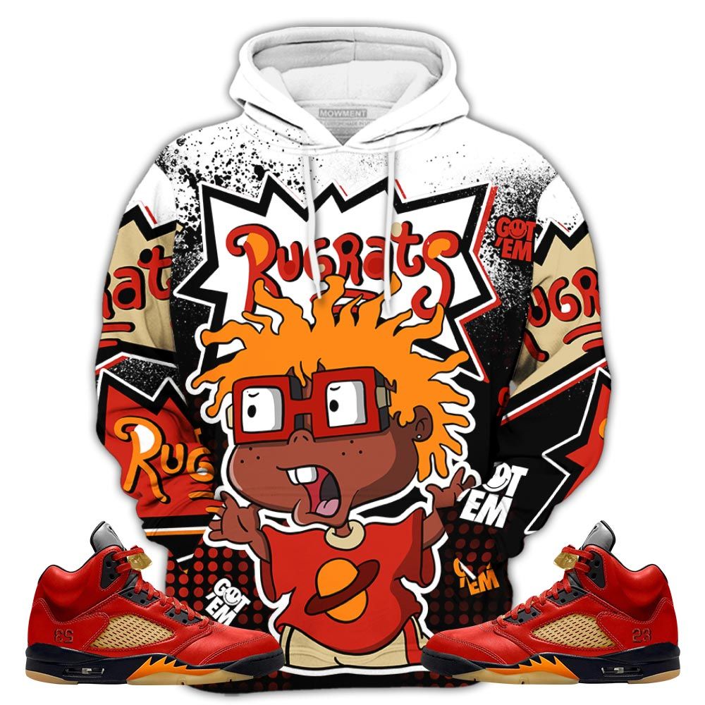 Rugrats 80S Chuckie Sneaker Shirt Match 5 Dunk On Mars, Jordan 5 Mars For Her Hoodie Sweatshirt Tee All Over Print MKO Shirt Rugrats 80S Chuckie Sneaker Shirt Match 5 Dunk On Mars, Jordan 5 Mars For Her Hoodie Sweatshirt Tee All Over Print MKO Shirt