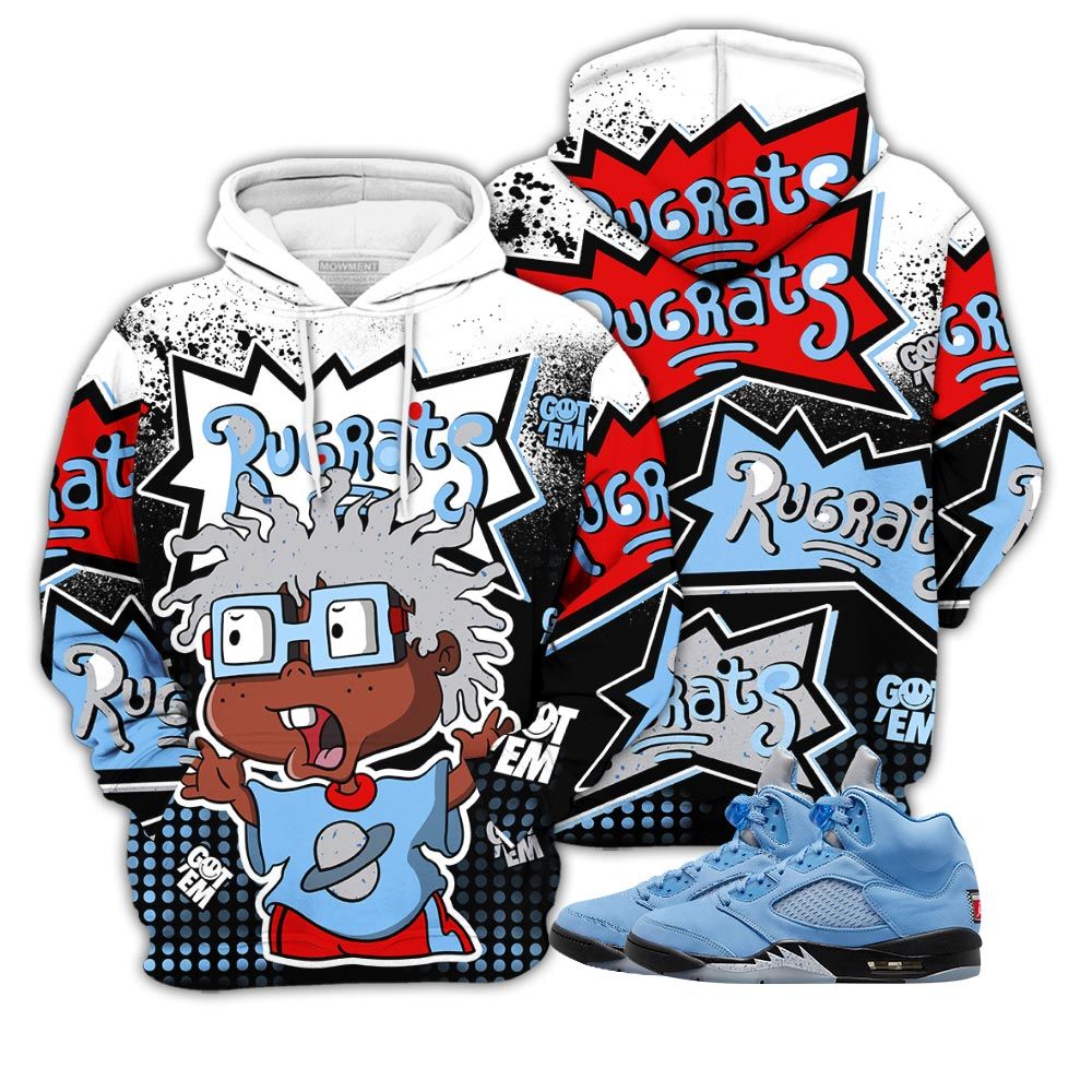 Rugrats 80S Chuckie Sneaker Shirt Match Retro University Blue 5S, Jordan 5 University Blue Hoodie Sweatshirt Tee All Over Print MKO Shirt Rugrats 80S Chuckie Sneaker Shirt Match Retro University Blue 5S, Jordan 5 University Blue Hoodie Sweatshirt Tee All Over Print MKO Shirt
