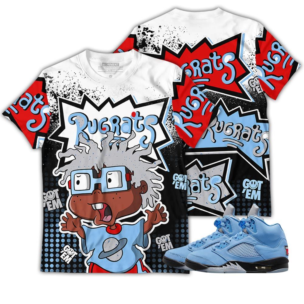 Rugrats 80S Chuckie Sneaker Shirt Match Retro University Blue 5S, Jordan 5 University Blue Hoodie Sweatshirt Tee All Over Print MKO Shirt Rugrats 80S Chuckie Sneaker Shirt Match Retro University Blue 5S, Jordan 5 University Blue Hoodie Sweatshirt Tee All Over Print MKO Shirt