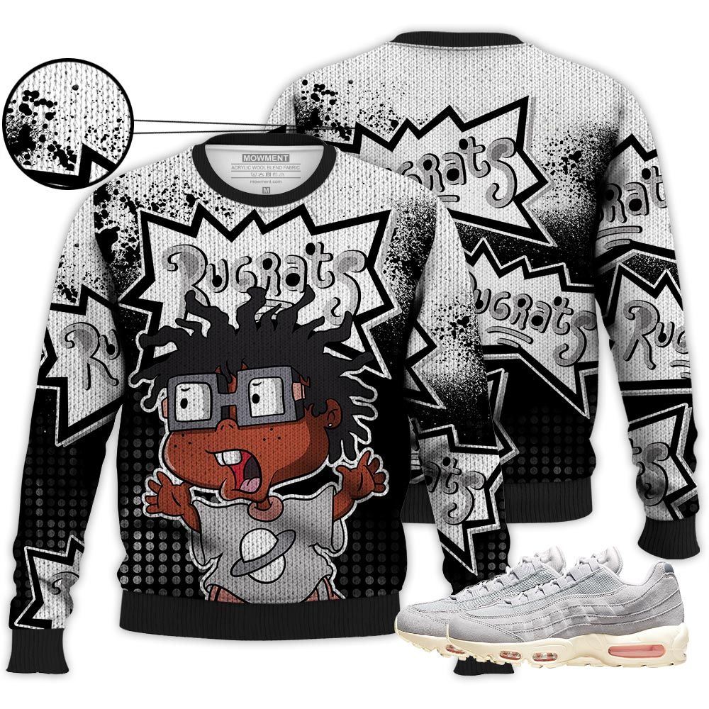 Rugrats 80S Melanin Chuckie Sneaker Shirt Match 95 Grey Coconut Milk, Air Max 95 Grey Fog Hoodie Sweatshirt Tee All Over Print MKO Shirt Rugrats 80S Melanin Chuckie Sneaker Shirt Match 95 Grey Coconut Milk, Air Max 95 Grey Fog Hoodie Sweatshirt Tee All Over Print MKO Shirt