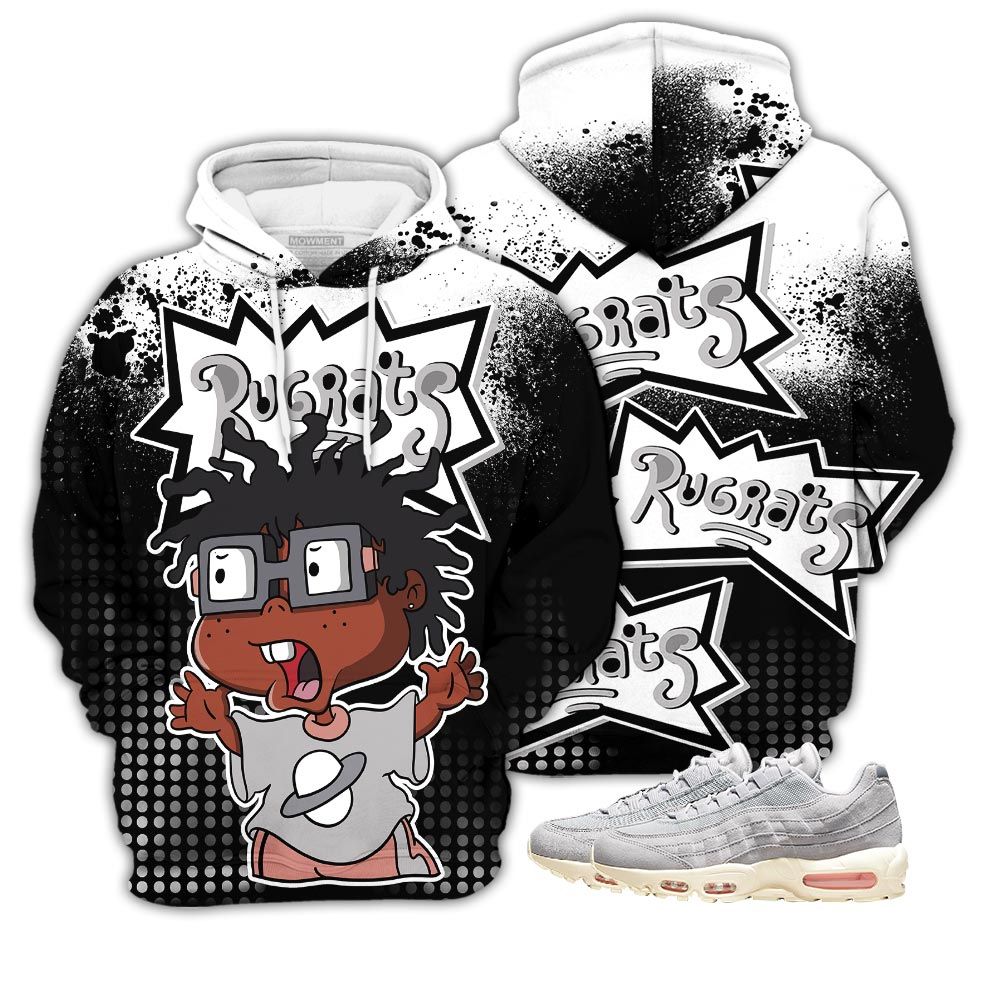 Rugrats 80S Melanin Chuckie Sneaker Shirt Match 95 Grey Coconut Milk, Air Max 95 Grey Fog Hoodie Sweatshirt Tee All Over Print MKO Shirt Rugrats 80S Melanin Chuckie Sneaker Shirt Match 95 Grey Coconut Milk, Air Max 95 Grey Fog Hoodie Sweatshirt Tee All Over Print MKO Shirt