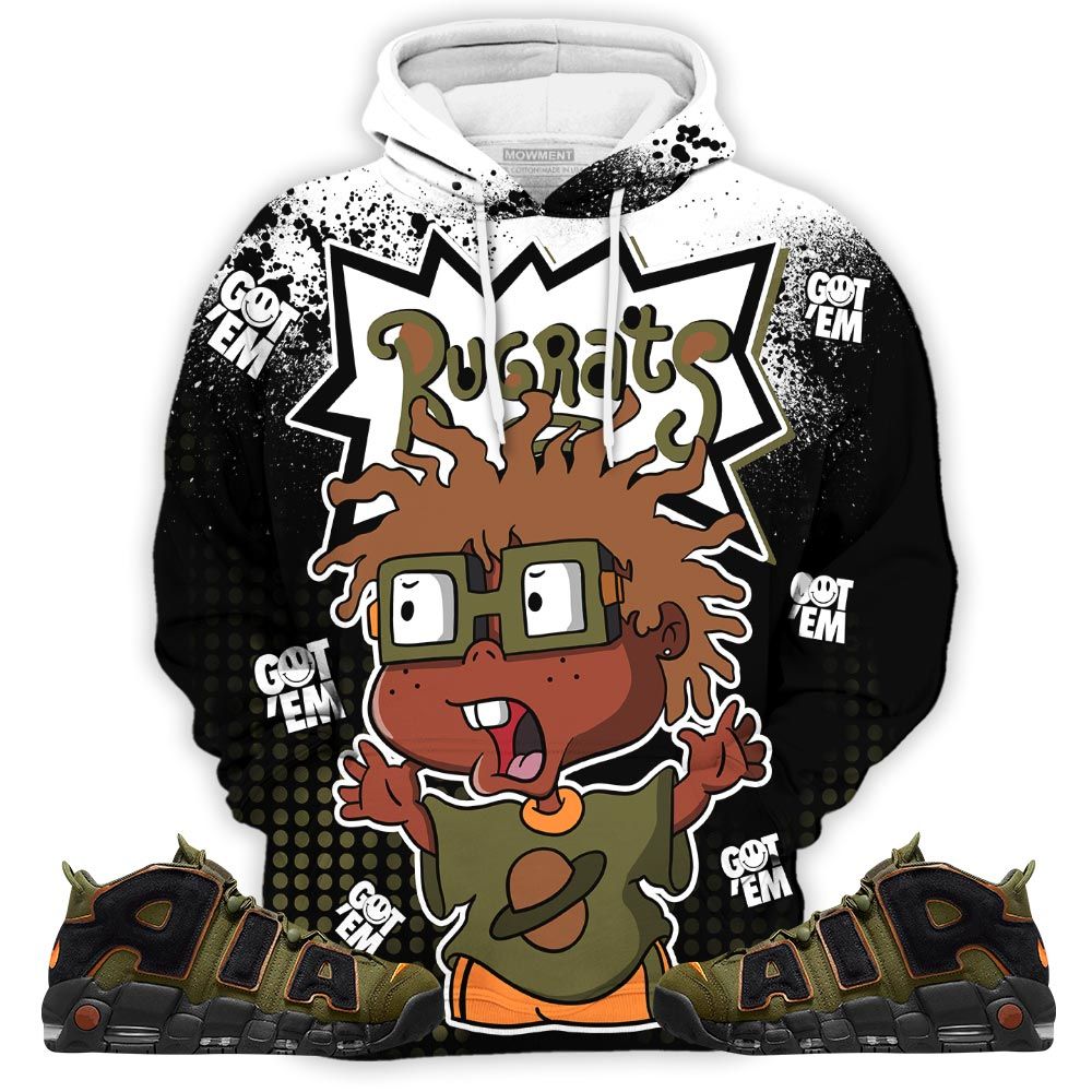 Rugrats 80S Melanin Chuckie Sneaker Shirt Match 96 Cargo Khaki, Air More Uptempo Cargo Khaki Hoodie Sweatshirt Tee All Over Print MKO Shirt Rugrats 80S Melanin Chuckie Sneaker Shirt Match 96 Cargo Khaki, Air More Uptempo Cargo Khaki Hoodie Sweatshirt Tee All Over Print MKO Shirt