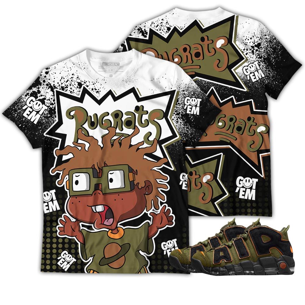 Rugrats 80S Melanin Chuckie Sneaker Shirt Match 96 Cargo Khaki, Air More Uptempo Cargo Khaki Hoodie Sweatshirt Tee All Over Print MKO Shirt Rugrats 80S Melanin Chuckie Sneaker Shirt Match 96 Cargo Khaki, Air More Uptempo Cargo Khaki Hoodie Sweatshirt Tee All Over Print MKO Shirt