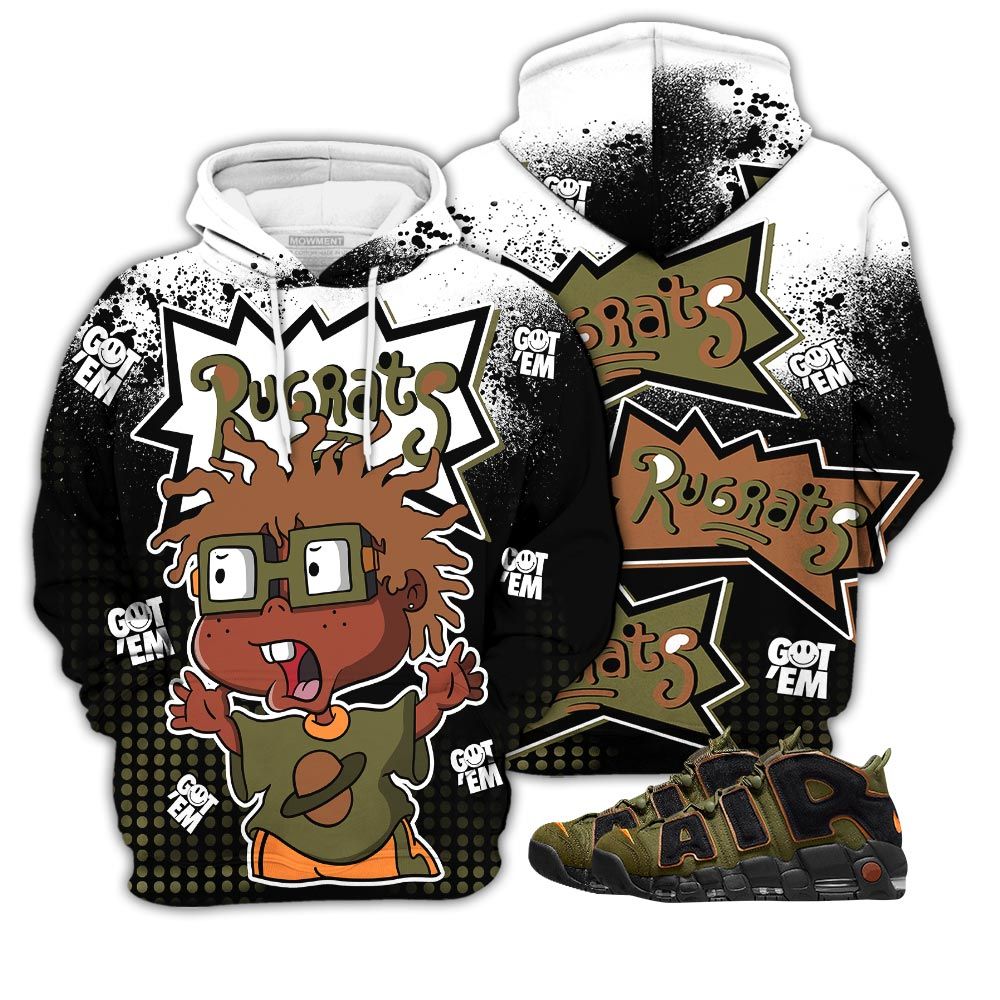 Rugrats 80S Melanin Chuckie Sneaker Shirt Match 96 Cargo Khaki, Air More Uptempo Cargo Khaki Hoodie Sweatshirt Tee All Over Print MKO Shirt Rugrats 80S Melanin Chuckie Sneaker Shirt Match 96 Cargo Khaki, Air More Uptempo Cargo Khaki Hoodie Sweatshirt Tee All Over Print MKO Shirt
