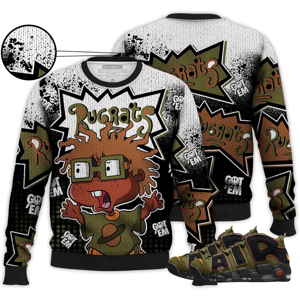 Rugrats 80S Melanin Chuckie Sneaker Shirt Match 96 Cargo Khaki, Air More Uptempo Cargo Khaki Hoodie Sweatshirt Tee All Over Print MKO Shirt Rugrats 80S Melanin Chuckie Sneaker Shirt Match 96 Cargo Khaki, Air More Uptempo Cargo Khaki Hoodie Sweatshirt Tee All Over Print MKO Shirt