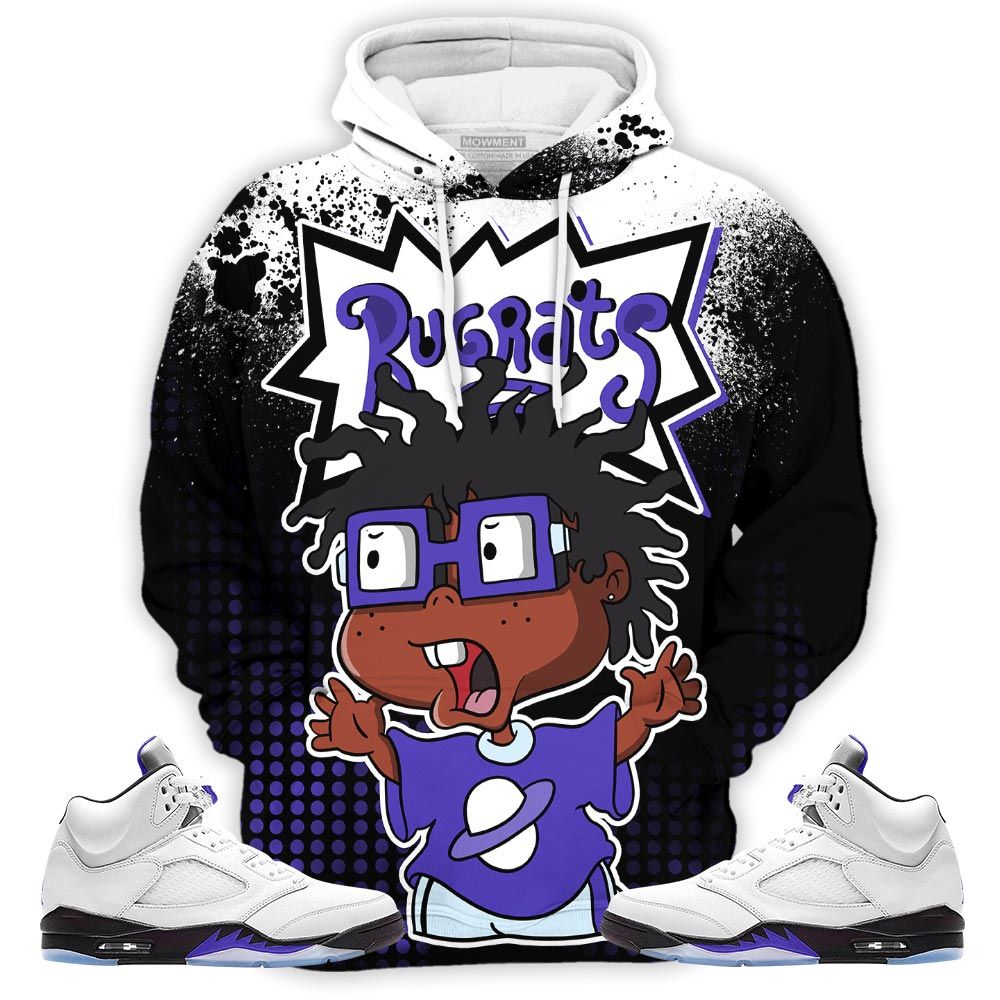 Rugrats 80S Melanin Chuckie Sneaker Shirt Match Dark Concord 5S, Jordan 5 Retro Concord Hoodie Sweatshirt Tee All Over Print MKO Shirt Rugrats 80S Melanin Chuckie Sneaker Shirt Match Dark Concord 5S, Jordan 5 Retro Concord Hoodie Sweatshirt Tee All Over Print MKO Shirt