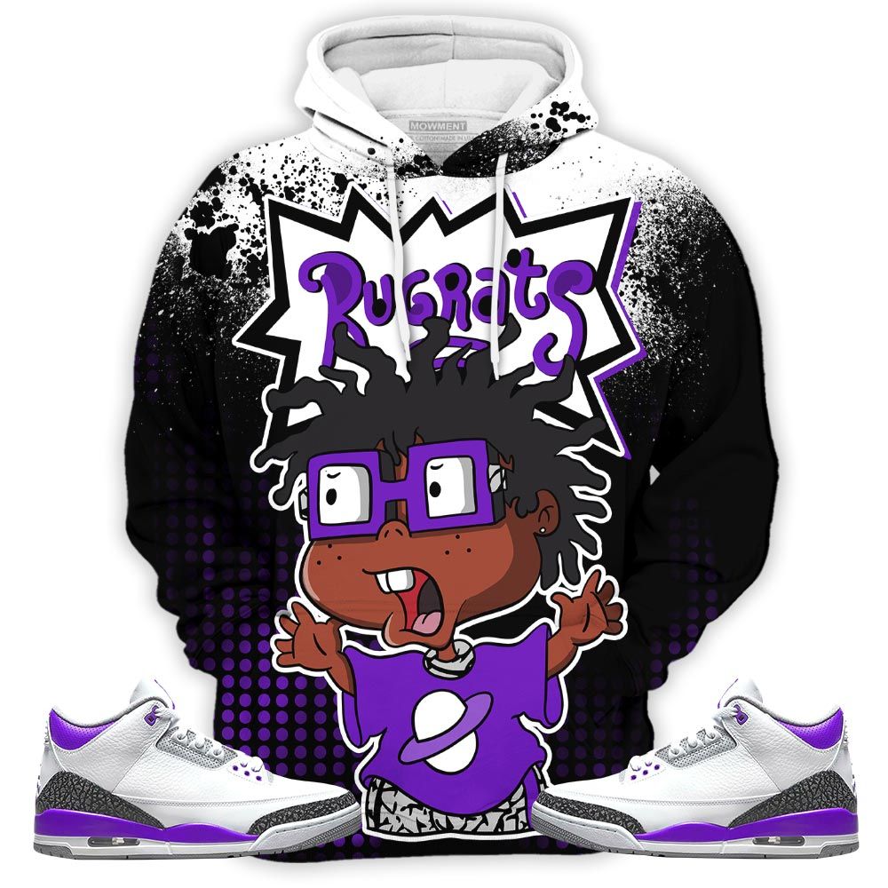 Rugrats 80S Melanin Chuckie Sneaker Shirt Match Dark Iris 3S, Jordan 3 Retro Dark Iris Hoodie Sweatshirt Tee All Over Print MKO Shirt Rugrats 80S Melanin Chuckie Sneaker Shirt Match Dark Iris 3S, Jordan 3 Retro Dark Iris Hoodie Sweatshirt Tee All Over Print MKO Shirt
