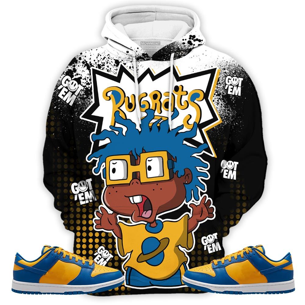 Rugrats 80S Melanin Chuckie Sneaker Shirt Match Dunk Low Blue Yellow, Dunk Low Blue Jay Hoodie Sweatshirt Tee All Over Print MKO Shirt Rugrats 80S Melanin Chuckie Sneaker Shirt Match Dunk Low Blue Yellow, Dunk Low Blue Jay Hoodie Sweatshirt Tee All Over Print MKO Shirt