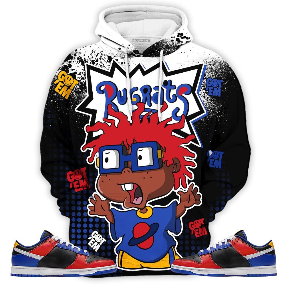 Rugrats 80S Melanin Chuckie Sneaker Shirt Match Dunk Low Tsu, Dunk Low Tsu Tiger Hoodie Sweatshirt Tee All Over Print MKO Shirt Rugrats 80S Melanin Chuckie Sneaker Shirt Match Dunk Low Tsu, Dunk Low Tsu Tiger Hoodie Sweatshirt Tee All Over Print MKO Shirt