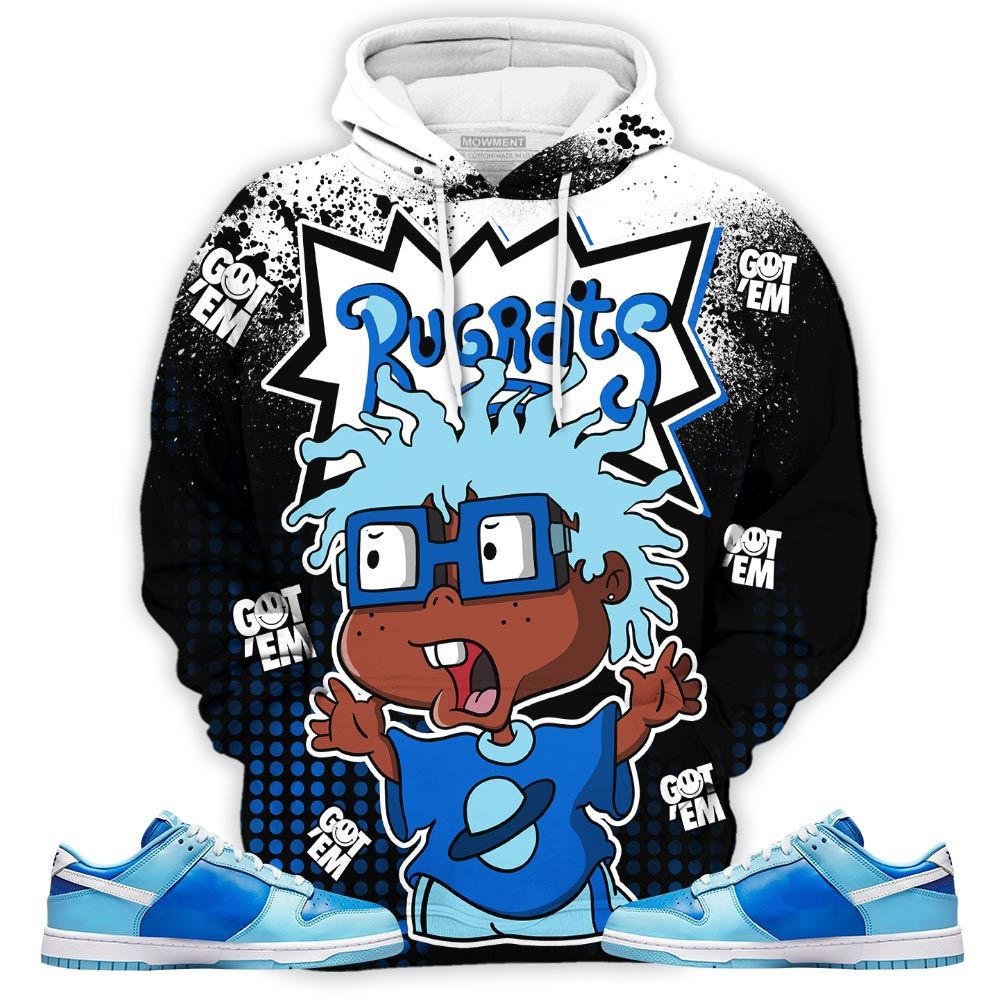 Rugrats 80S Melanin Chuckie Sneaker Shirt Match Low Argon 2022, Dunk Low Argon Hoodie Sweatshirt Tee All Over Print MKO Shirt