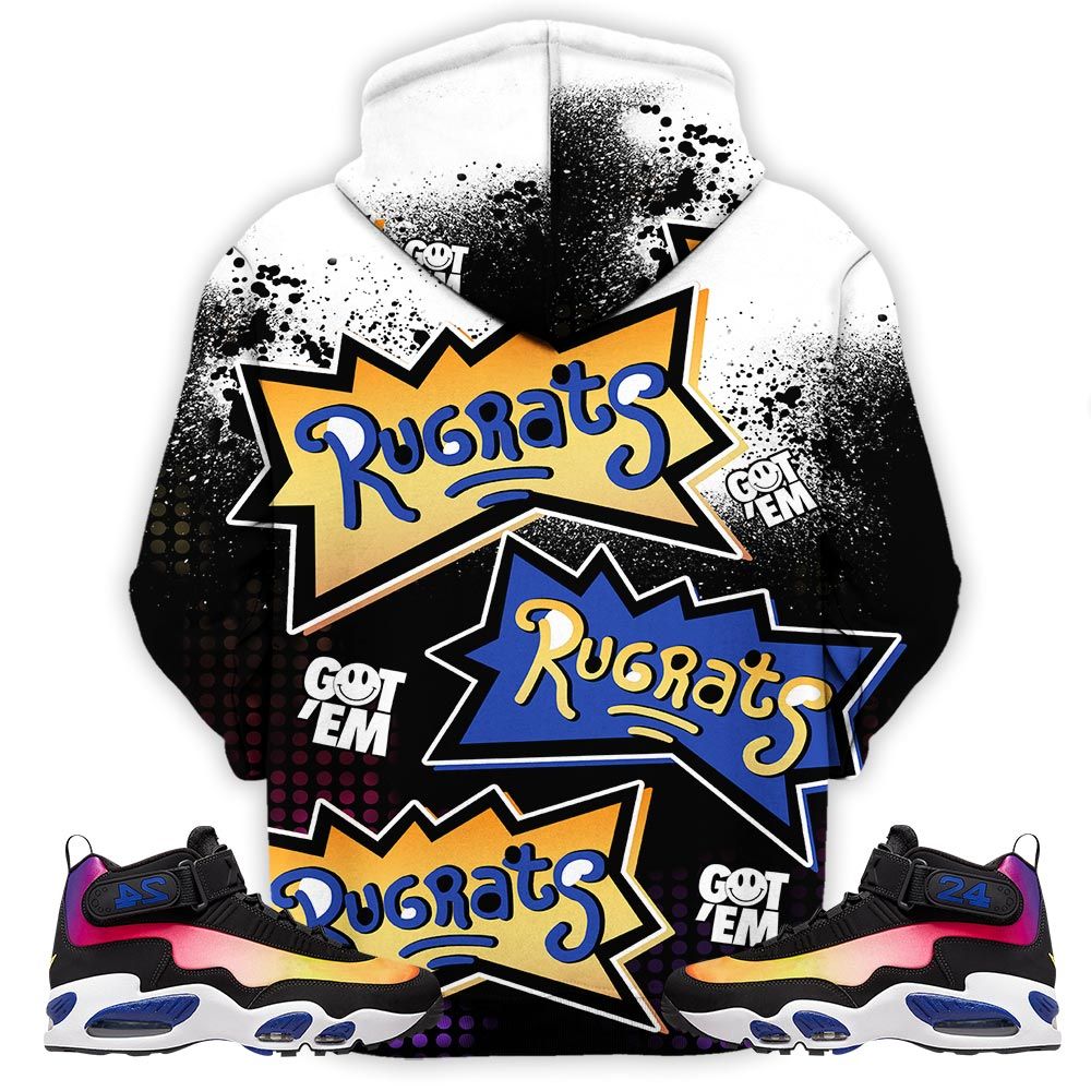 Rugrats 80S Melanin Chuckie Sneaker Shirt Match Max 1 Los Angeles, Air Griffey Max 1 Los Angeles Hoodie Sweatshirt Tee All Over Print MKO Shirt