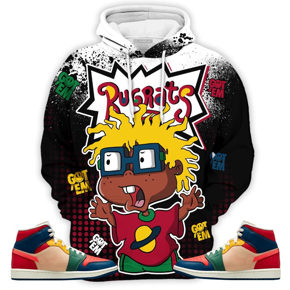 Rugrats 80S Melanin Chuckie Sneaker Shirt Match Mid Multi Color 2022 1S, Jordan 1 Mid Multi Color 2022 Hoodie Sweatshirt Tee All Over Print MKO Shirt Rugrats 80S Melanin Chuckie Sneaker Shirt Match Mid Multi Color 2022 1S, Jordan 1 Mid Multi Color 2022 Hoodie Sweatshirt Tee All Over Print MKO Shirt