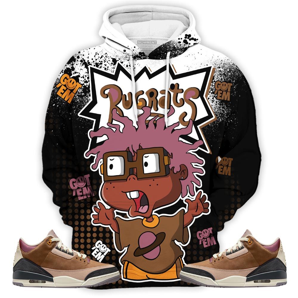 Rugrats 80S Melanin Chuckie Sneaker Shirt Match Retro Archaeo Brown 3S, Jordan 3 Archaeo Brown Hoodie Sweatshirt Tee All Over Print MKO Shirt Rugrats 80S Melanin Chuckie Sneaker Shirt Match Retro Archaeo Brown 3S, Jordan 3 Archaeo Brown Hoodie Sweatshirt Tee All Over Print MKO Shirt
