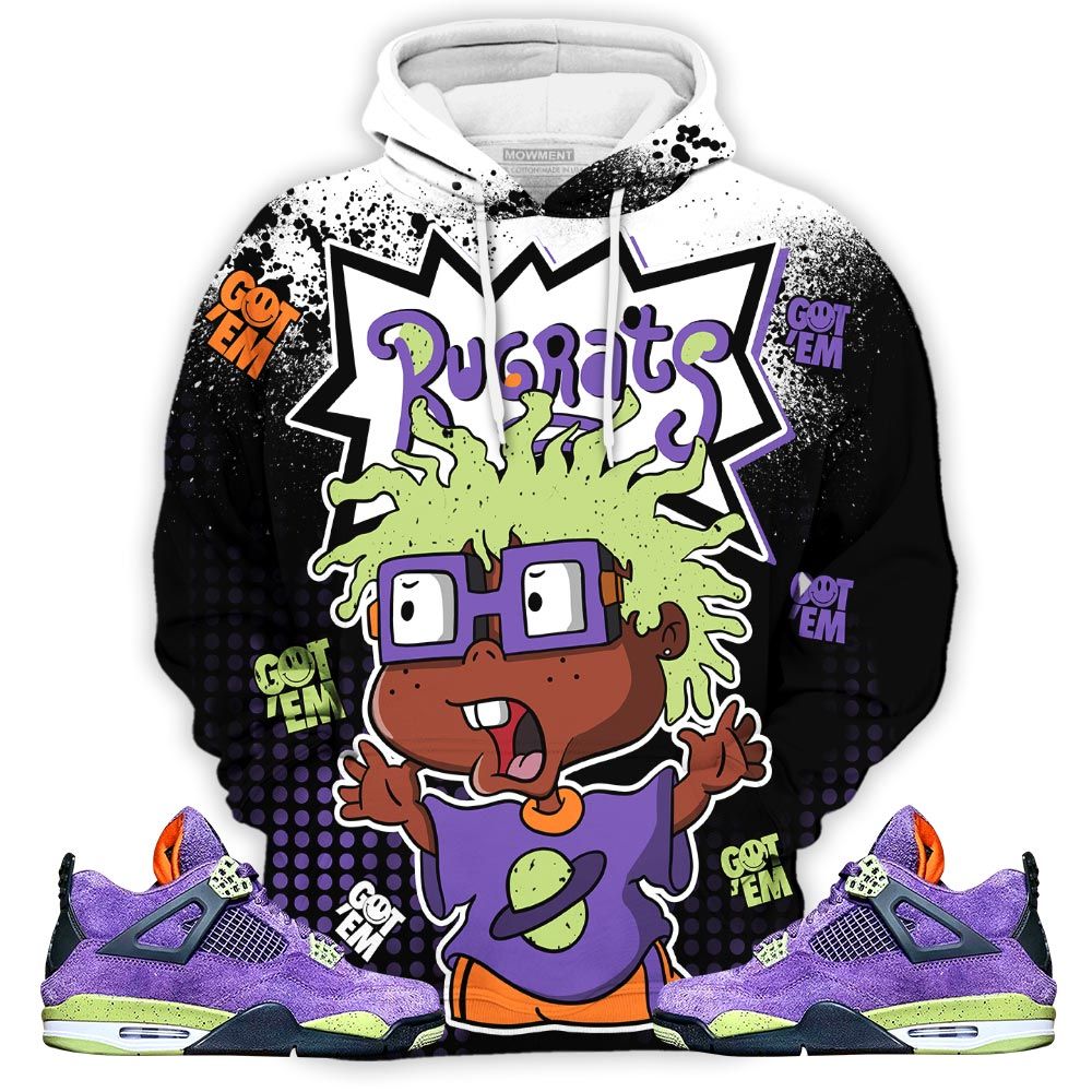 Rugrats 80S Melanin Chuckie Sneaker Shirt Match Retro Canyon Purple 4S, Jordan 4 Canyon Purple Hoodie Sweatshirt Tee All Over Print MKO Shirt Rugrats 80S Melanin Chuckie Sneaker Shirt Match Retro Canyon Purple 4S, Jordan 4 Canyon Purple Hoodie Sweatshirt Tee All Over Print MKO Shirt