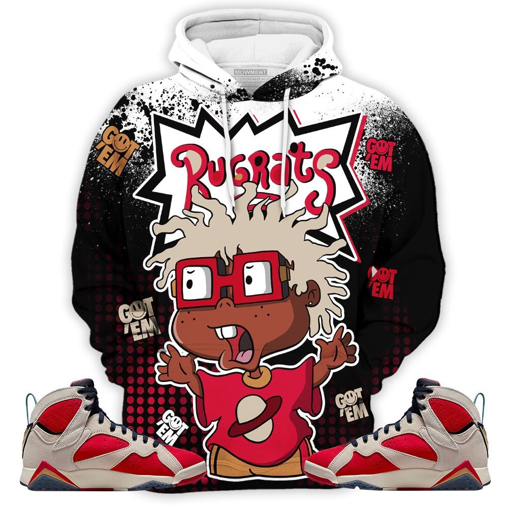 Rugrats 80S Melanin Chuckie Sneaker Shirt Match Retro Trophy Room 7S, Jordan 7 Trophy Room Hoodie Sweatshirt Tee All Over Print MKO Shirt Rugrats 80S Melanin Chuckie Sneaker Shirt Match Retro Trophy Room 7S, Jordan 7 Trophy Room Hoodie Sweatshirt Tee All Over Print MKO Shirt