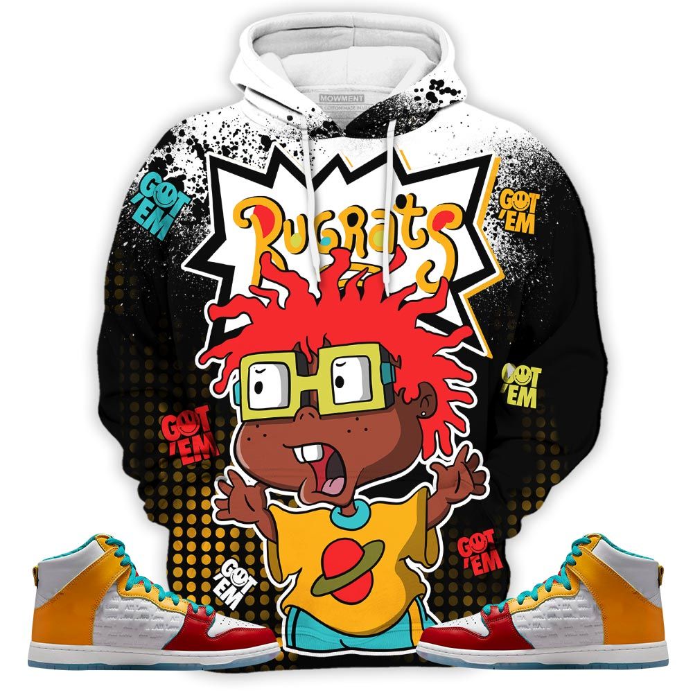 Rugrats 80S Melanin Chuckie Sneaker Shirt Match Sb Dunk Froskate, Sb Dunk High All Love No Hate Hoodie Sweatshirt Tee All Over Print MKO Shirt Rugrats 80S Melanin Chuckie Sneaker Shirt Match Sb Dunk Froskate, Sb Dunk High All Love No Hate Hoodie Sweatshirt Tee All Over Print MKO Shirt
