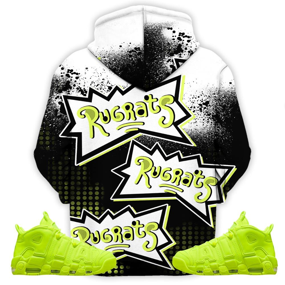 Rugrats 80S Melanin Chuckie Sneaker Shirt Match Uptempo 96 Volt, Air More Uptempo Volt Hoodie Sweatshirt Tee All Over Print MKO Shirt