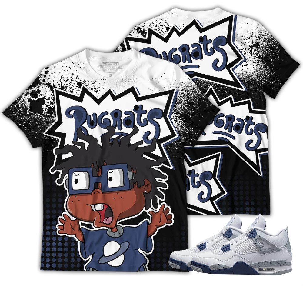 Rugrats 80S Melanin Chuckie Sneaker Shirt Match White Midnight Navy 4S, Jordan 4 Retro Midnight Navy Hoodie Sweatshirt Tee All Over Print MKO Shirt Rugrats 80S Melanin Chuckie Sneaker Shirt Match White Midnight Navy 4S, Jordan 4 Retro Midnight Navy Hoodie Sweatshirt Tee All Over Print MKO Shirt