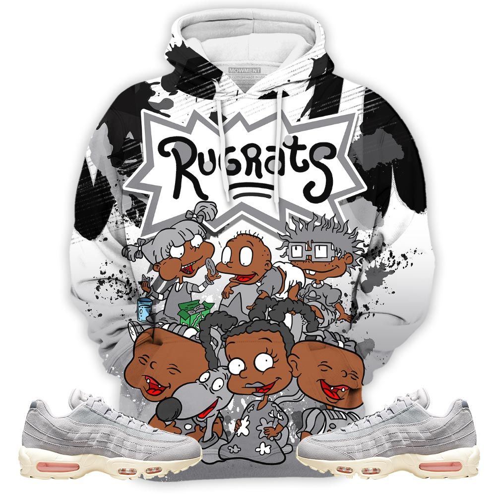Rugrats 90S Watercolor Sneaker Shirt Match 95 Grey Coconut Milk, Air Max 95 Grey Fog Hoodie Sweatshirt Tee All Over Print MKO Shirt Rugrats 90S Watercolor Sneaker Shirt Match 95 Grey Coconut Milk, Air Max 95 Grey Fog Hoodie Sweatshirt Tee All Over Print MKO Shirt