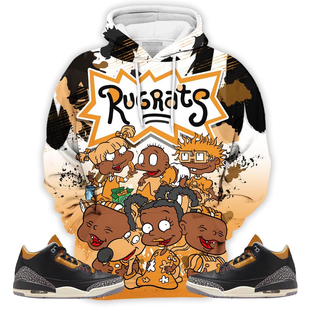 Rugrats 90S Watercolor Sneaker Shirt Match Black Gold 3S, Jordan 3 Retro Black Gold Hoodie Sweatshirt Tee All Over Print MKO Shirt Rugrats 90S Watercolor Sneaker Shirt Match Black Gold 3S, Jordan 3 Retro Black Gold Hoodie Sweatshirt Tee All Over Print MKO Shirt