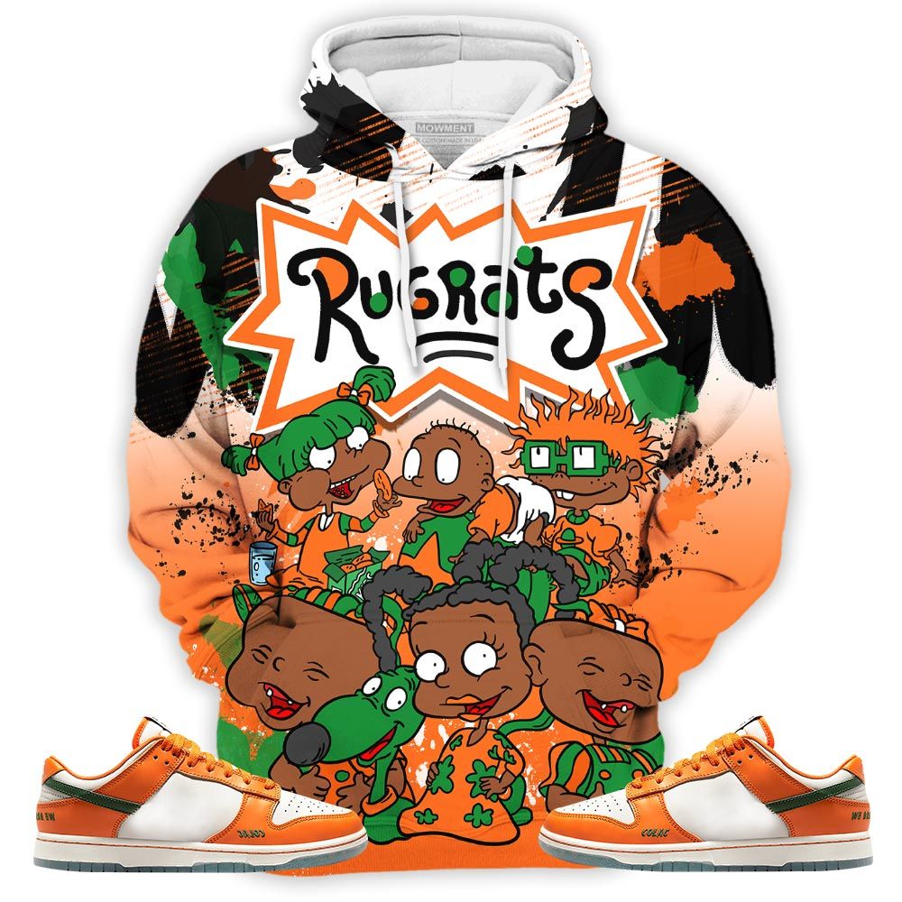 Rugrats 90S Watercolor Sneaker Shirt Match Dunk Low Florida Am, Dunk Low Florida Am University Hoodie Sweatshirt Tee All Over Print MKO Shirt