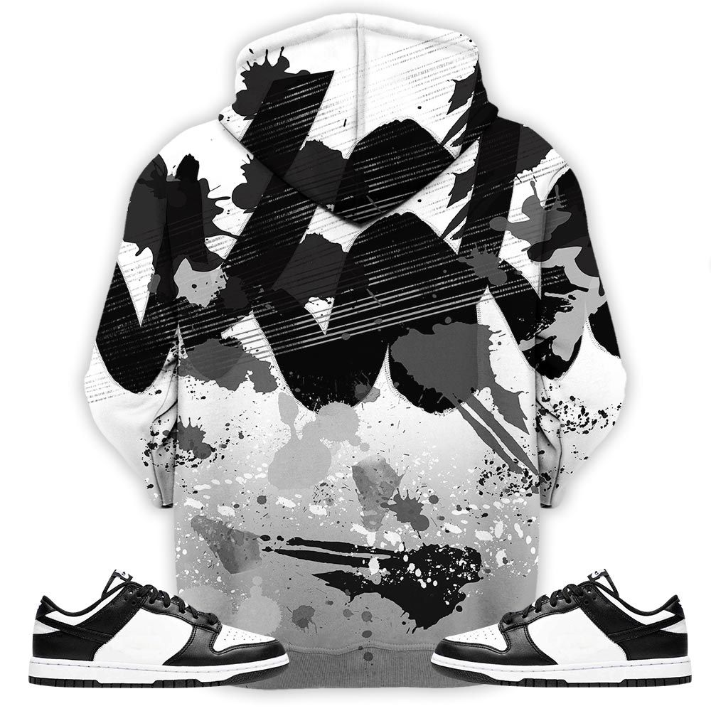 Rugrats 90S Watercolor Sneaker Shirt Match Dunk Panda Black White, Dunk Low Panda 2022 Hoodie Sweatshirt Tee All Over Print MKO Shirt