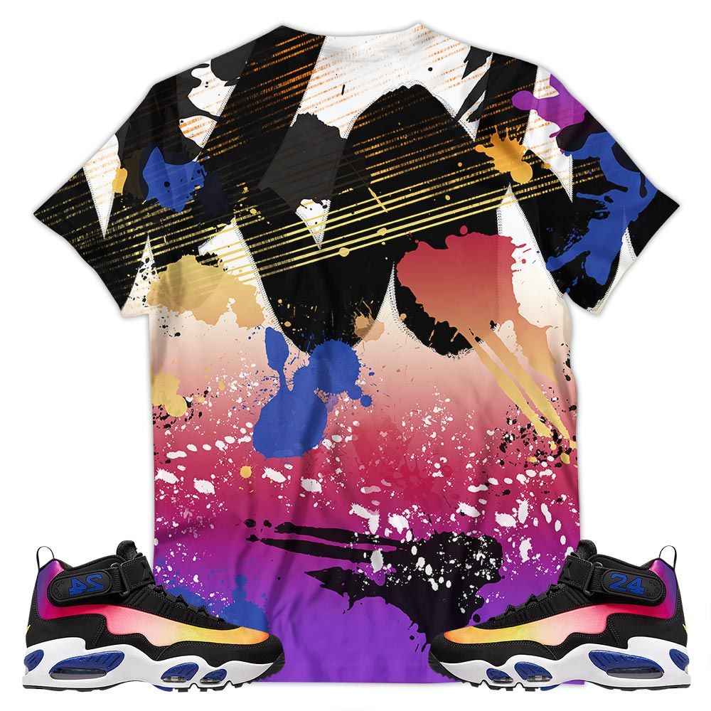 Rugrats 90S Watercolor Sneaker Shirt Match Max 1 Los Angeles, Air Griffey Max 1 Los Angeles Hoodie Sweatshirt Tee All Over Print MKO Shirt