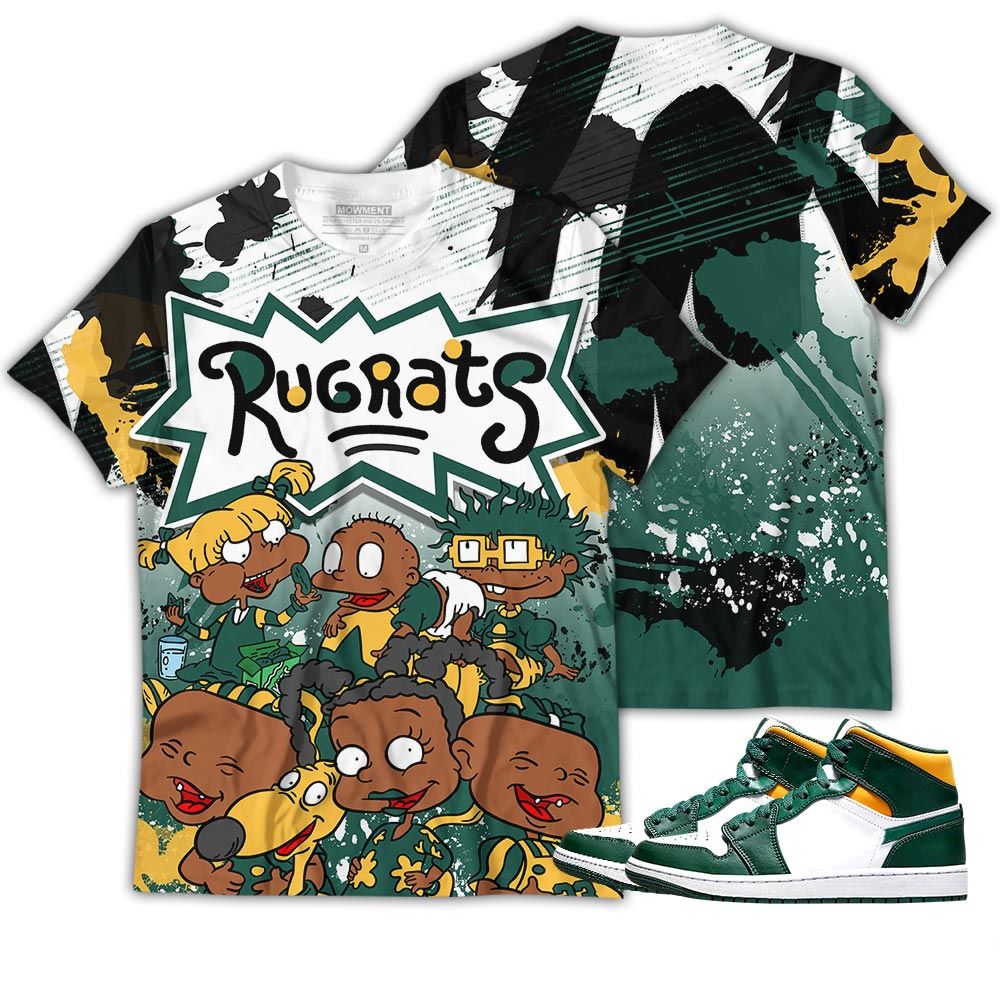 Rugrats 90S Watercolor Sneaker Shirt Match Mid Sonics 1S, Jordan 1 Mid Sonics Noble Green Pollen Hoodie Sweatshirt Tee All Over Print MKO Shirt Rugrats 90S Watercolor Sneaker Shirt Match Mid Sonics 1S, Jordan 1 Mid Sonics Noble Green Pollen Hoodie Sweatshirt Tee All Over Print MKO Shirt