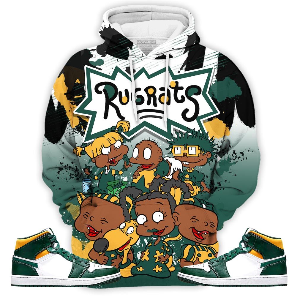 Rugrats 90S Watercolor Sneaker Shirt Match Mid Sonics 1S, Jordan 1 Mid Sonics Noble Green Pollen Hoodie Sweatshirt Tee All Over Print MKO Shirt Rugrats 90S Watercolor Sneaker Shirt Match Mid Sonics 1S, Jordan 1 Mid Sonics Noble Green Pollen Hoodie Sweatshirt Tee All Over Print MKO Shirt