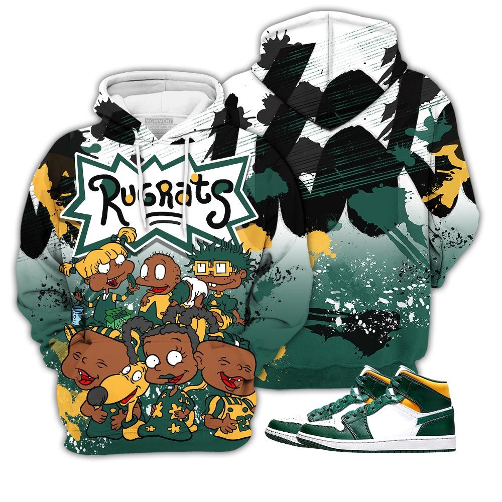 Rugrats 90S Watercolor Sneaker Shirt Match Mid Sonics 1S, Jordan 1 Mid Sonics Noble Green Pollen Hoodie Sweatshirt Tee All Over Print MKO Shirt Rugrats 90S Watercolor Sneaker Shirt Match Mid Sonics 1S, Jordan 1 Mid Sonics Noble Green Pollen Hoodie Sweatshirt Tee All Over Print MKO Shirt