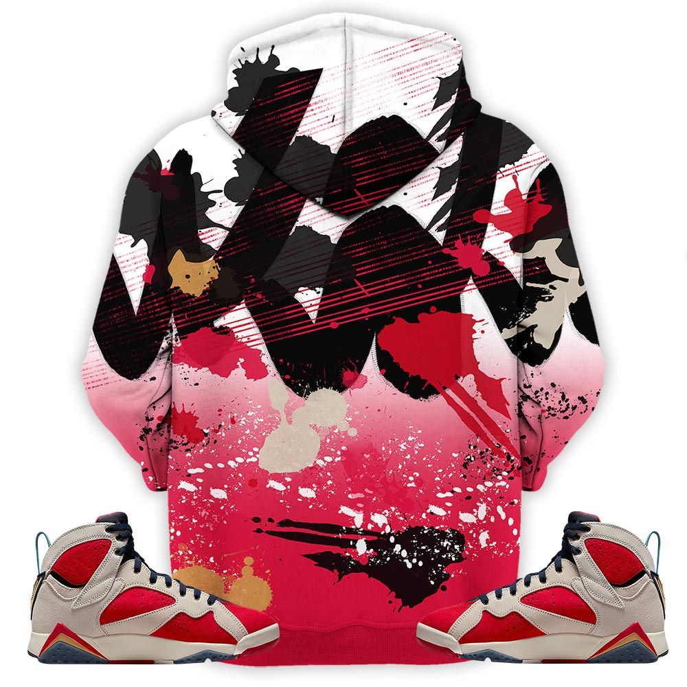 Rugrats 90S Watercolor Sneaker Shirt Match Retro Trophy Room 7S, Jordan 7 Trophy Room Hoodie Sweatshirt Tee All Over Print MKO Shirt