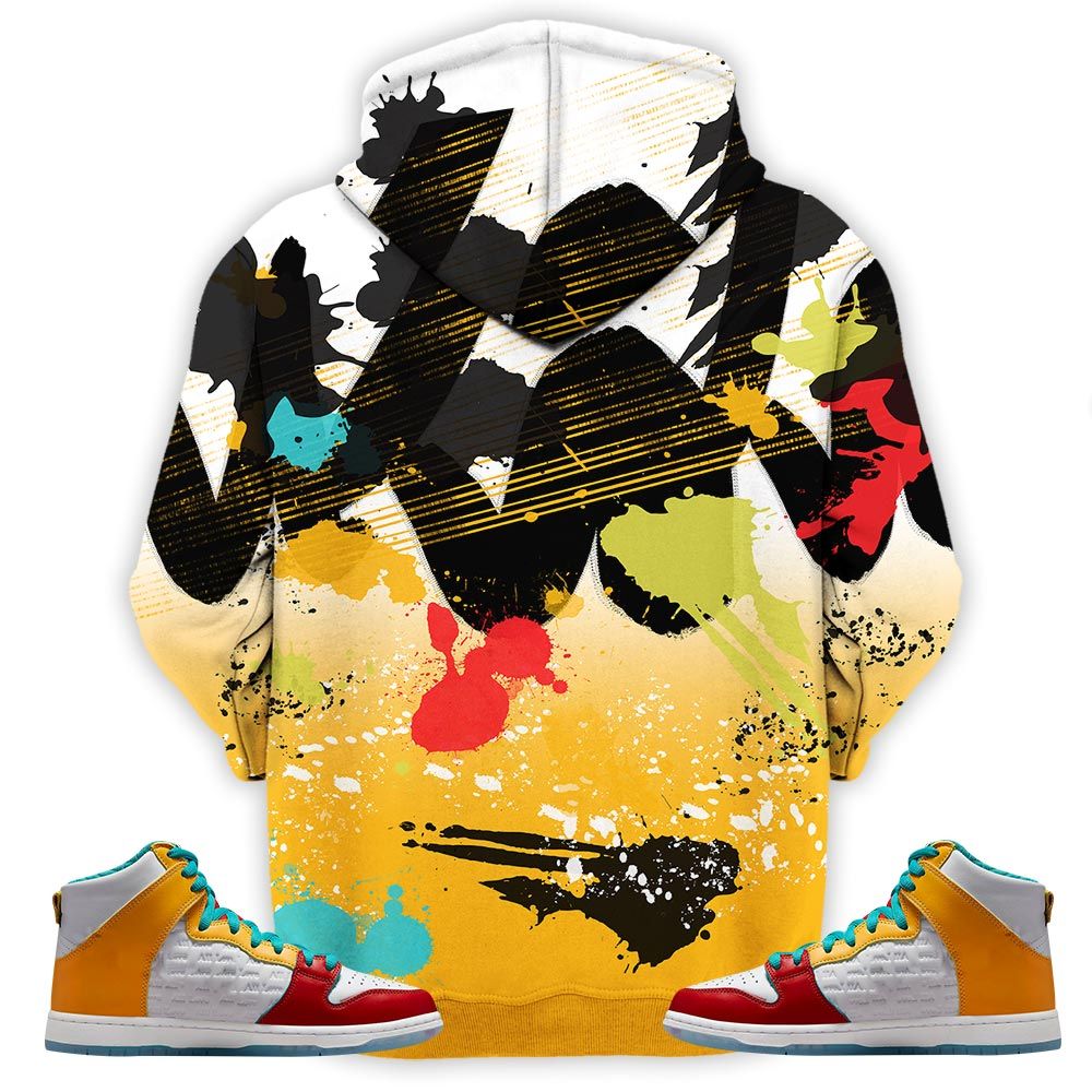 Rugrats 90S Watercolor Sneaker Shirt Match Sb Dunk Froskate, Sb Dunk High All Love No Hate Hoodie Sweatshirt Tee All Over Print MKO Shirt