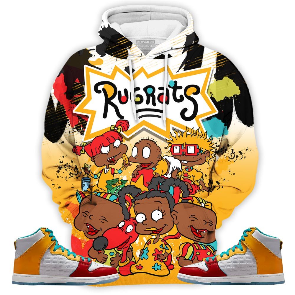 Rugrats 90S Watercolor Sneaker Shirt Match Sb Dunk Froskate, Sb Dunk High All Love No Hate Hoodie Sweatshirt Tee All Over Print MKO Shirt Rugrats 90S Watercolor Sneaker Shirt Match Sb Dunk Froskate, Sb Dunk High All Love No Hate Hoodie Sweatshirt Tee All Over Print MKO Shirt