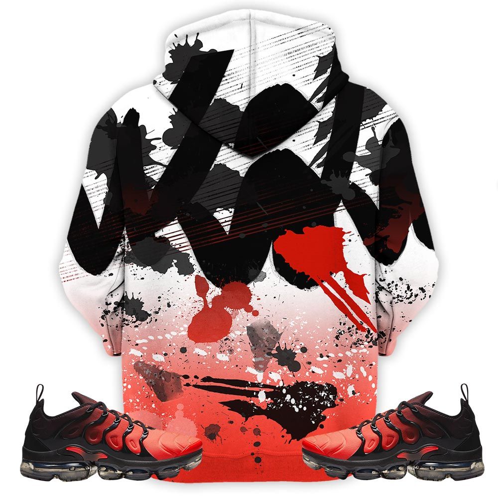 Rugrats 90S Watercolor Sneaker Shirt Match Vapormax Plus Red Black, Air Vapormax Plus Darth Maul Hoodie Sweatshirt Tee All Over Print MKO Shirt