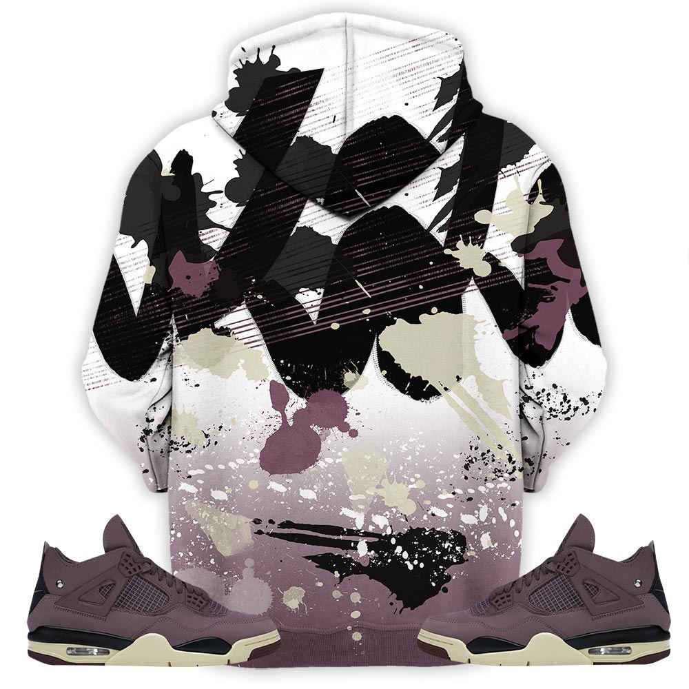 Rugrats 90S Watercolor Sneaker Shirt Match Violet Ore 4S, Jordan 4 A Ma Maniere Violet Ore Hoodie Sweatshirt Tee All Over Print MKO Shirt