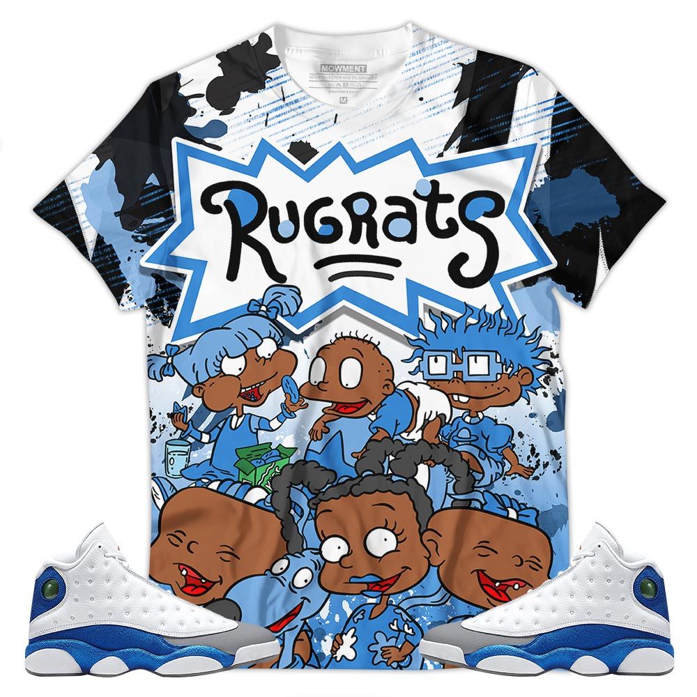 Rugrats 90S Watercolor Sneaker Shirt Match White French Blue 13S, Jordan 13 French Blue Hoodie Sweatshirt Tee All Over Print MKO Shirt Rugrats 90S Watercolor Sneaker Shirt Match White French Blue 13S, Jordan 13 French Blue Hoodie Sweatshirt Tee All Over Print MKO Shirt