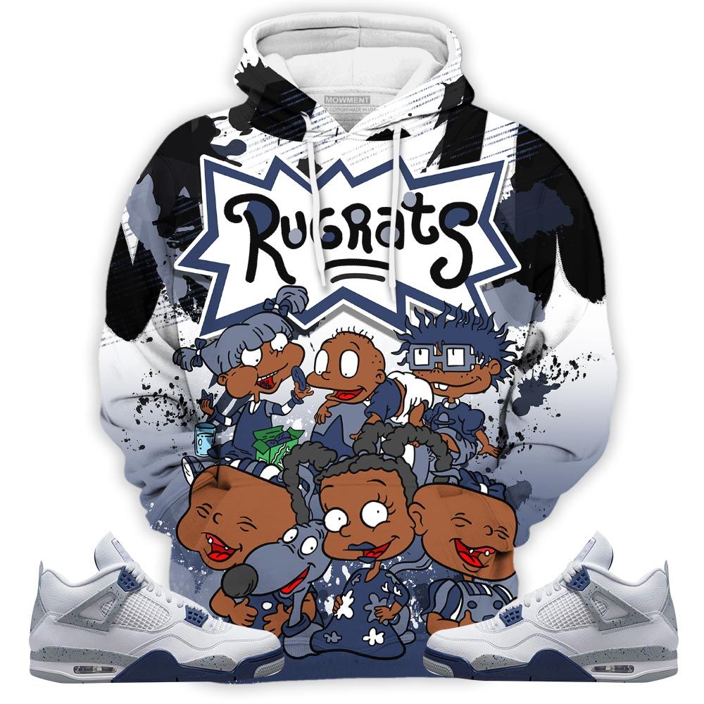 Rugrats 90S Watercolor Sneaker Shirt Match White Midnight Navy 4S, Jordan 4 Retro Midnight Navy Hoodie Sweatshirt Tee All Over Print MKO Shirt Rugrats 90S Watercolor Sneaker Shirt Match White Midnight Navy 4S, Jordan 4 Retro Midnight Navy Hoodie Sweatshirt Tee All Over Print MKO Shirt
