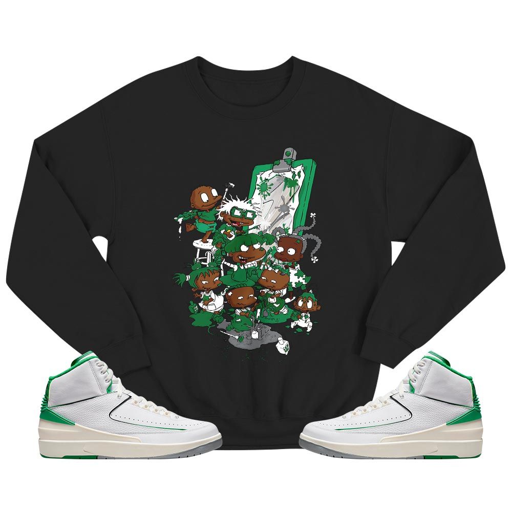 Rugrats Art Sneaker Shirt Match Lucky Green 2s, Jordan 2 Lucky Green MKO T-Shirt Rugrats Art Sneaker Shirt Match Lucky Green 2s, Jordan 2 Lucky Green MKO T-Shirt