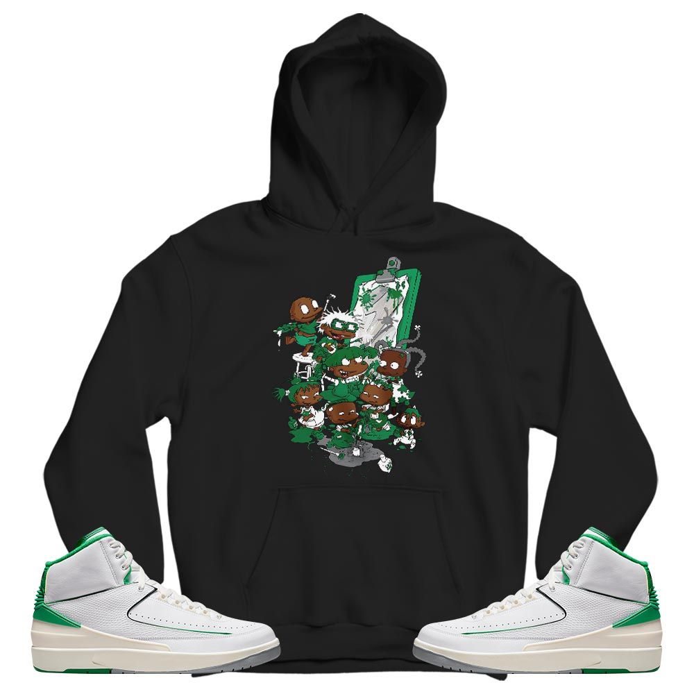 Rugrats Art Sneaker Shirt Match Lucky Green 2s, Jordan 2 Lucky Green MKO T-Shirt