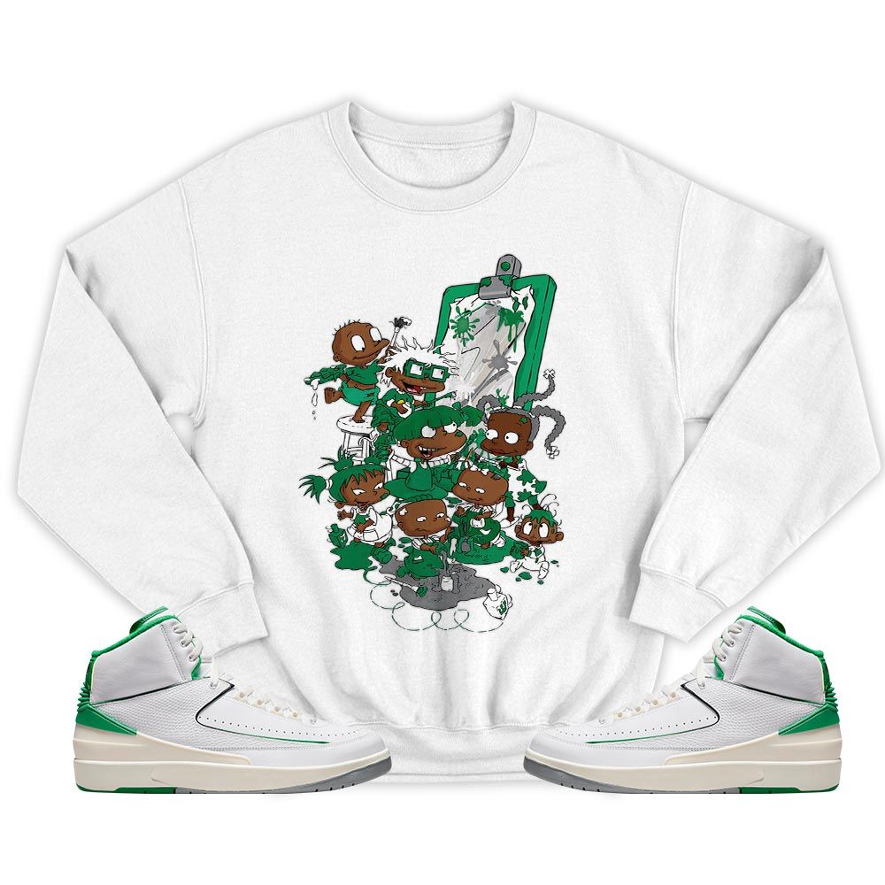 Rugrats Art Sneaker Shirt Match Lucky Green 2s, Jordan 2 Lucky Green MKO T-Shirt Rugrats Art Sneaker Shirt Match Lucky Green 2s, Jordan 2 Lucky Green MKO T-Shirt