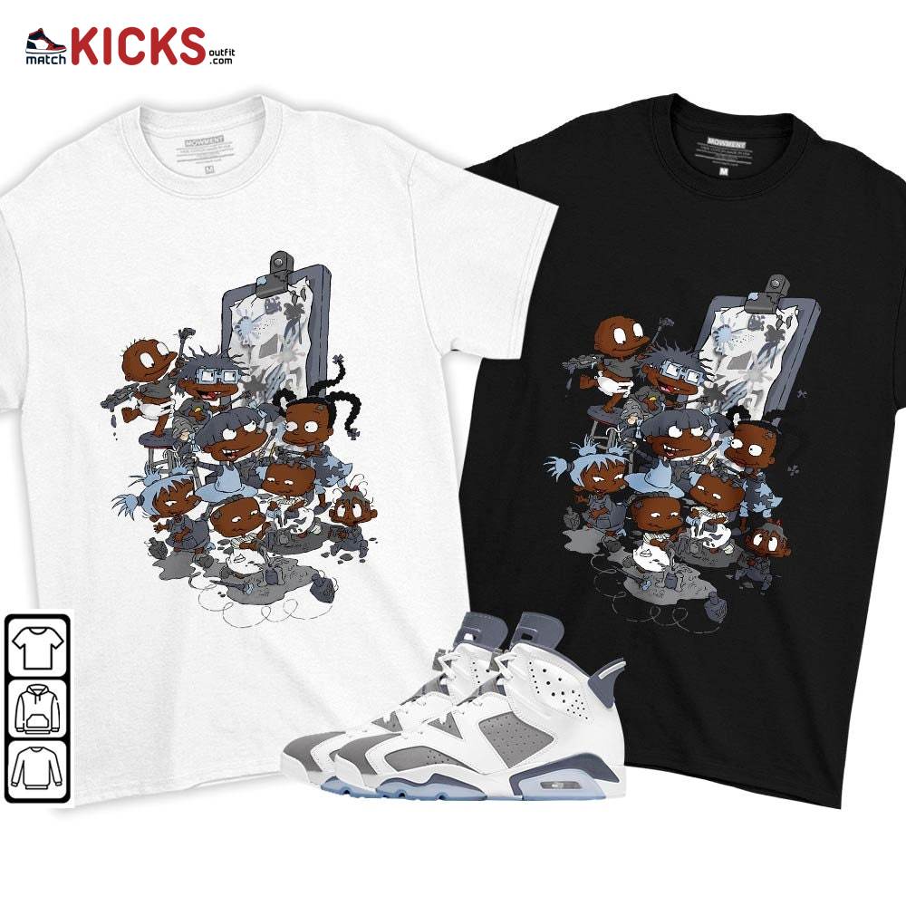 Rugrats Art Sneaker Shirt Match Retro Cool Grey 6s, Jordan 6 Cool Grey MKO T-Shirt Rugrats Art Sneaker Shirt Match Retro Cool Grey 6s, Jordan 6 Cool Grey MKO T-Shirt