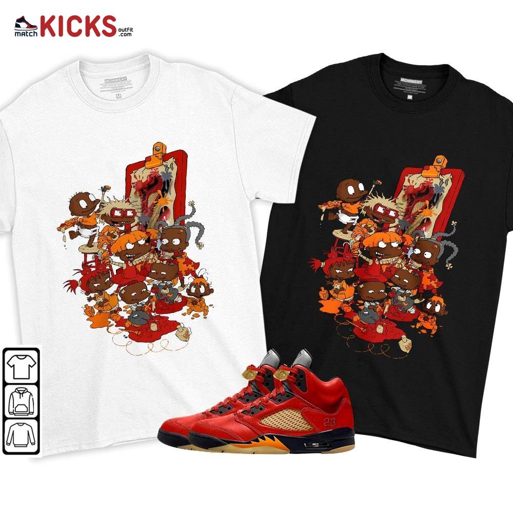 Rugrats Art Sneaker Shirt Match Retro Mars For Her 5s, Jordan 5 Mars For Her MKO T-Shirt Rugrats Art Sneaker Shirt Match Retro Mars For Her 5s, Jordan 5 Mars For Her MKO T-Shirt