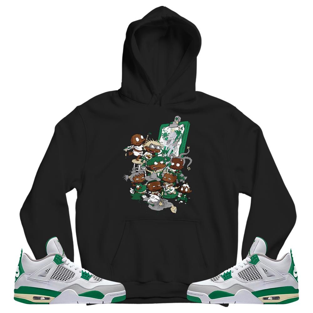 Rugrats Art Sneaker Shirt Match Retro Pine Green 4s, Jordan 4 Pine Green MKO T-Shirt
