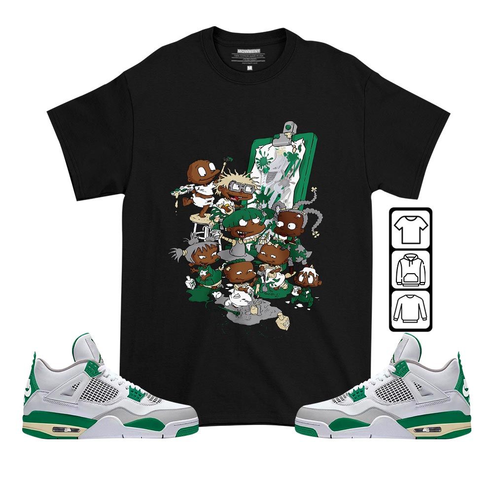 Rugrats Art Sneaker Shirt Match Retro Pine Green 4s, Jordan 4 Pine Green MKO T-Shirt Rugrats Art Sneaker Shirt Match Retro Pine Green 4s, Jordan 4 Pine Green MKO T-Shirt