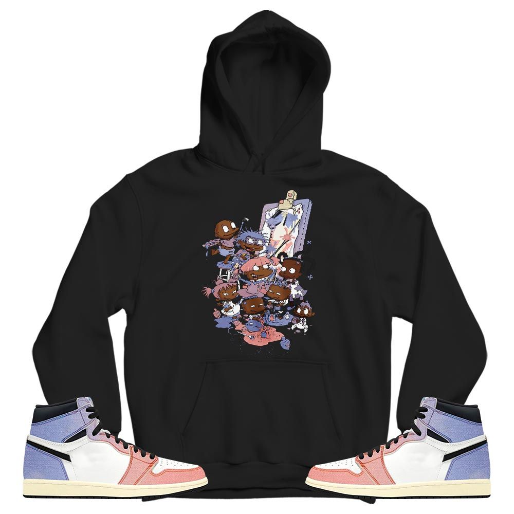 Rugrats Art Sneaker Shirt Match Retro Skyline 1s, Jordan 1 High OG Skyline MKO T-Shirt