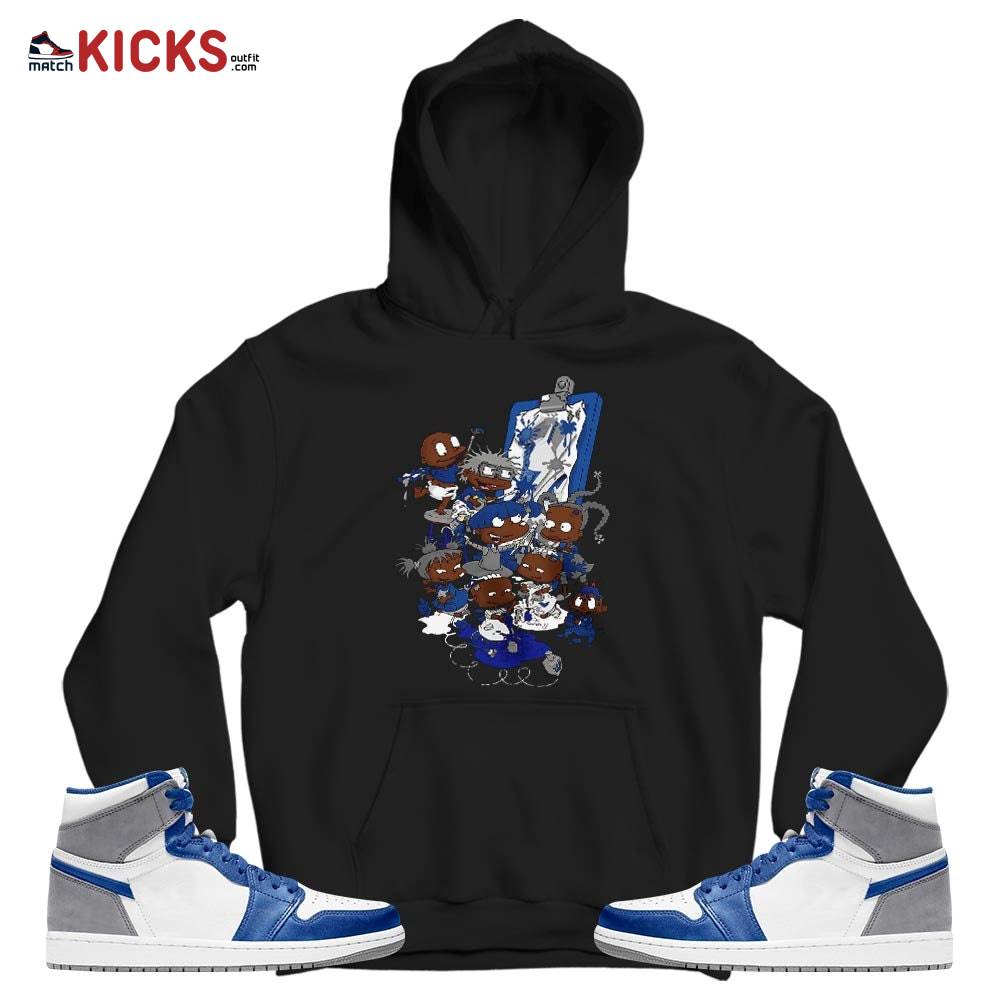 Rugrats Art Sneaker Shirt Match True Blue 1s, Jordan 1 High OG True Blue MKO T-Shirt Rugrats Art Sneaker Shirt Match True Blue 1s, Jordan 1 High OG True Blue MKO T-Shirt