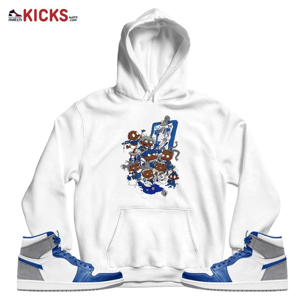 Rugrats Art Sneaker Shirt Match True Blue 1s, Jordan 1 High OG True Blue MKO T-Shirt Rugrats Art Sneaker Shirt Match True Blue 1s, Jordan 1 High OG True Blue MKO T-Shirt